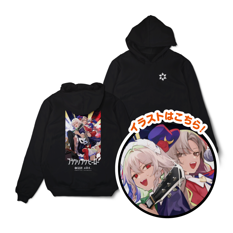 フラワリングヒーローライブパーカー（XL）