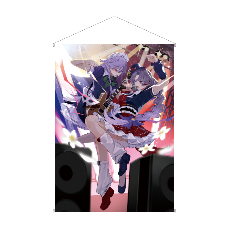 フラワリングヒーロー B2タペストリー（ダブルスエード）